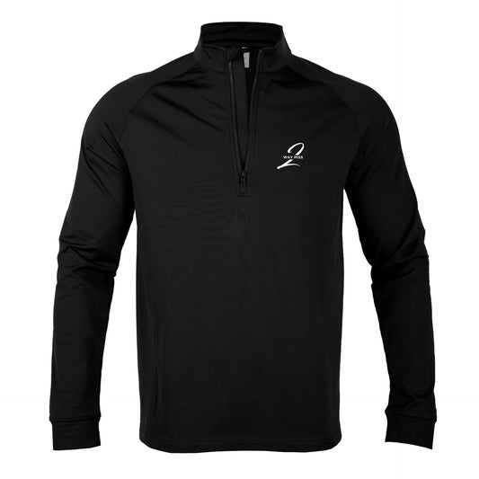 2WM/Levelwear Lightweight Quarter Zip | Black