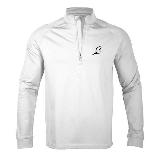 2WM/Levelwear Lightweight Quarter Zip | White