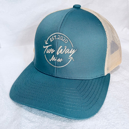 The "Seal" Snapback Hat (Blue / Khaki)
