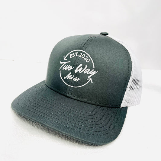 The "Seal" Snapback Hat (Gray / White)