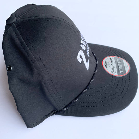 The "Slice" Snapback Hat (Black)